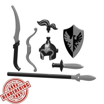 Custom BrickForge Accessories Set Elf black for LEGO ® figures